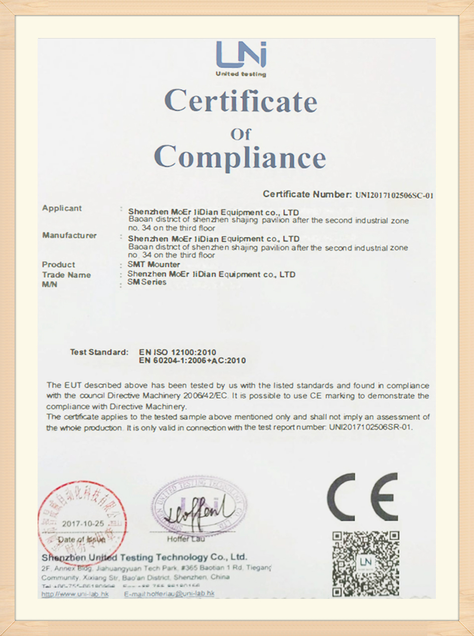 certificate b